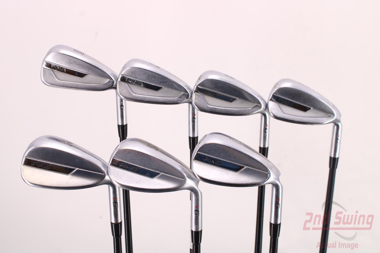 Ping G700 Iron Set 6-PW GW SW ALTA CB Graphite Regular Right Handed Red dot 37.25in
