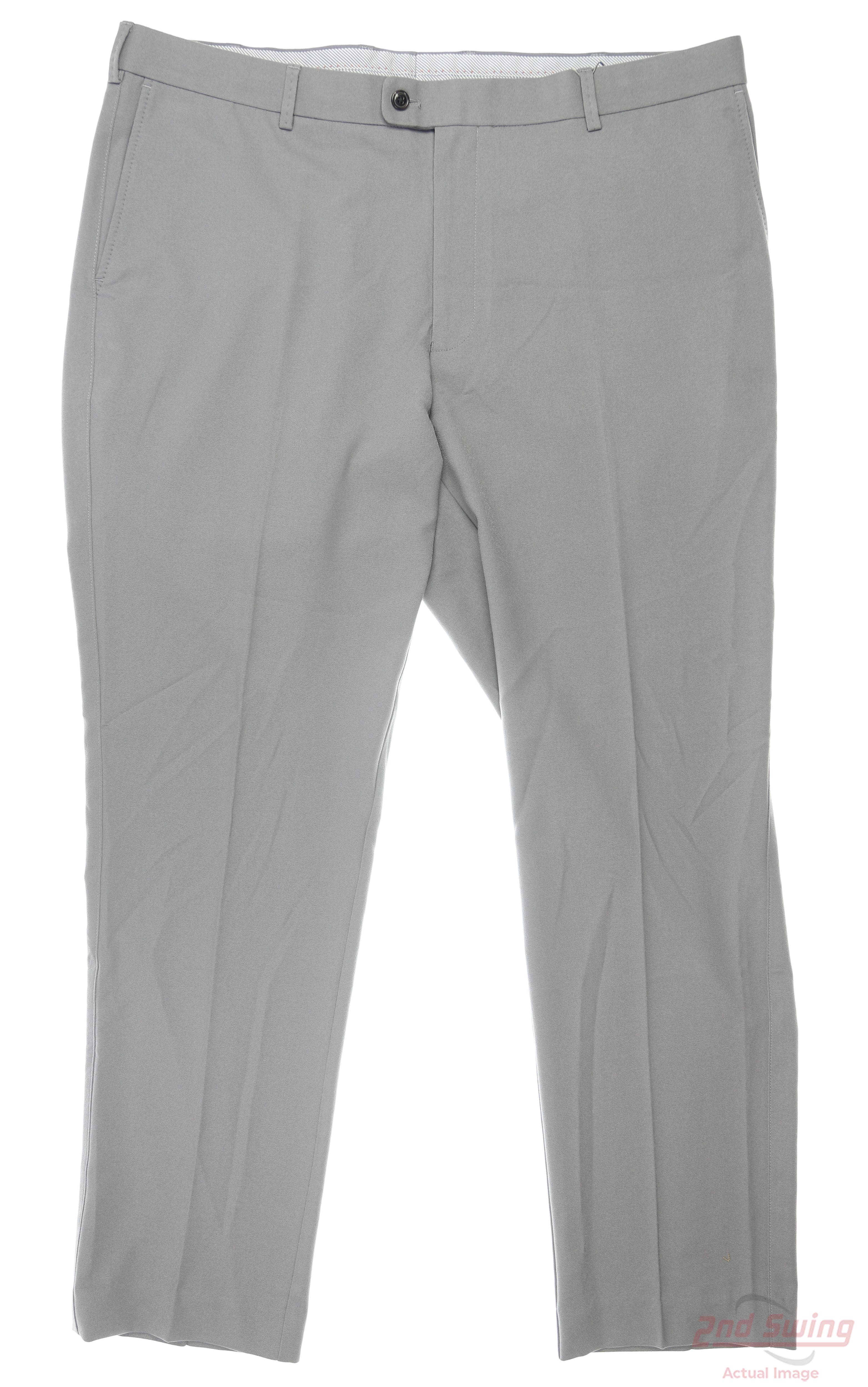 New Mens Peter Millar Golf Pants 40 x32 Gray MSRP 165 MS18EB50FB 2nd