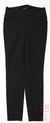 New Womens Ralph Lauren Golf Pants 2 Black MSRP $168