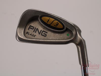 Ping i3 Blade Single Iron 3 Iron Ping JZ Steel Stiff Right Handed Green Dot 40.5in