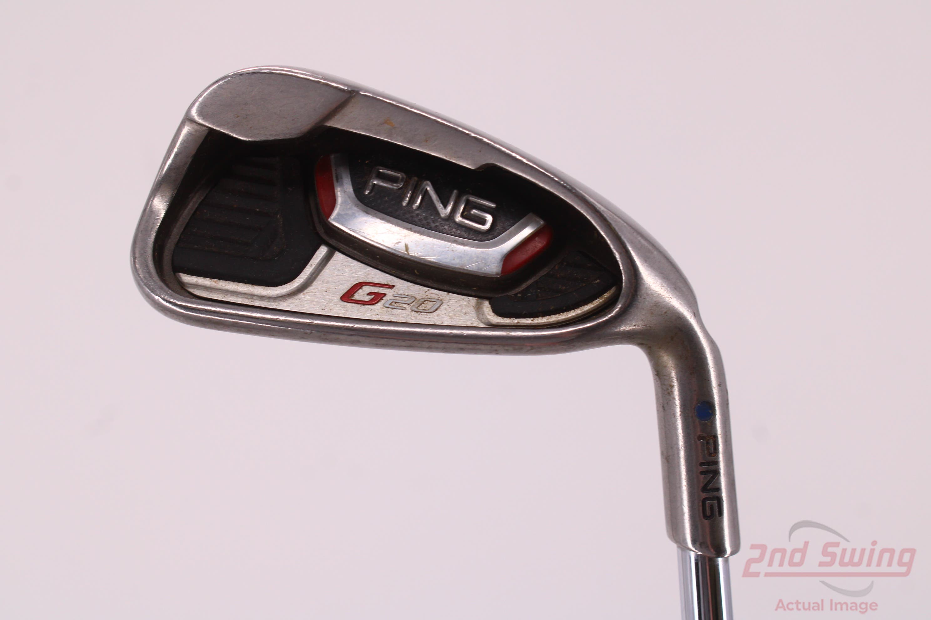 Ping G20 Single Iron 6 Iron AWT 2.0 Steel Stiff Right Handed Blue Dot