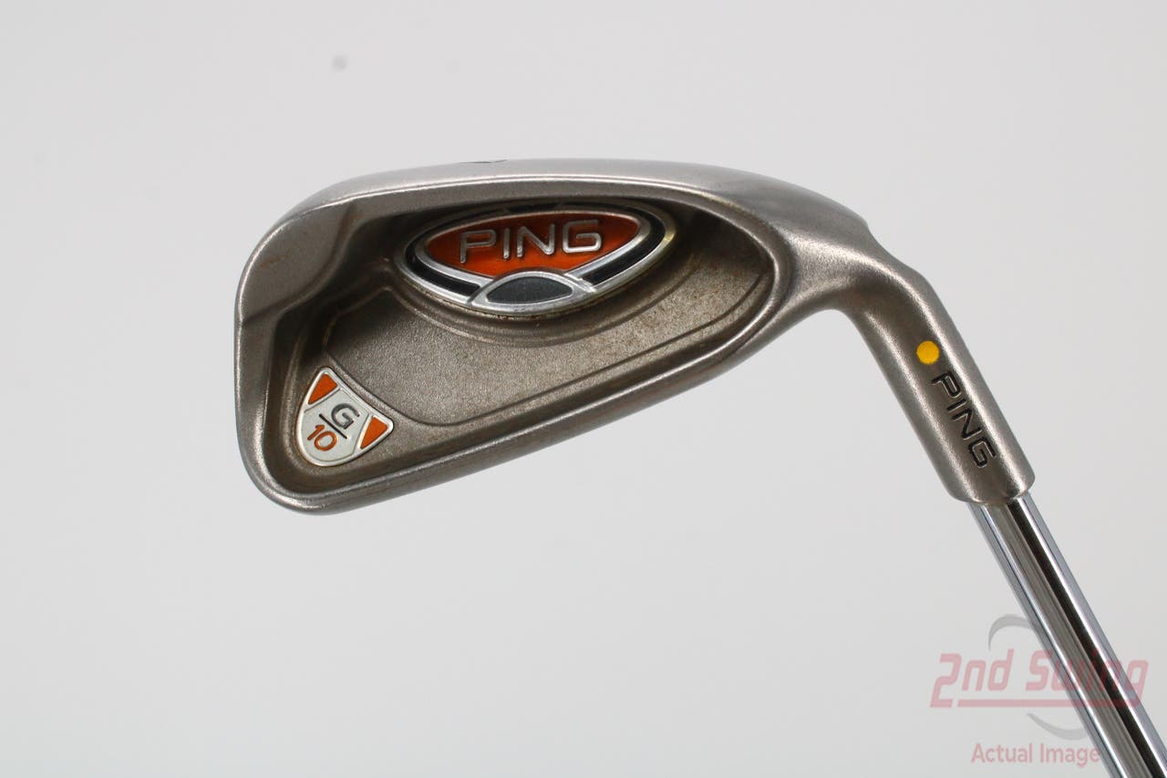 Ping G10 Single Iron 7 Iron Ping AWT Steel Regular Right Handed Gold Dot 36.5in
