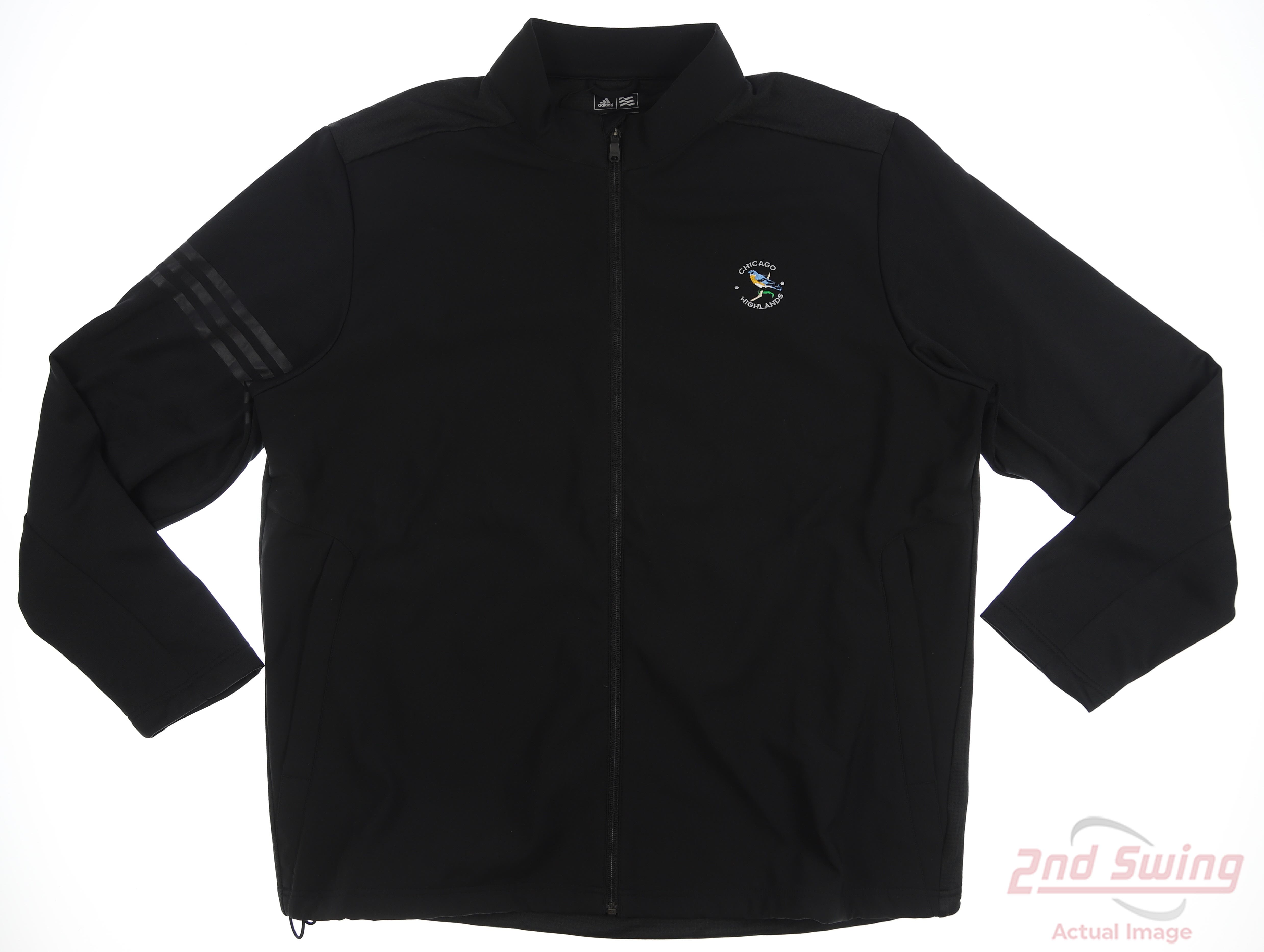 New W/ Logo Mens Adidas Climawarm Jacket XLarge XL Black MSRP 150