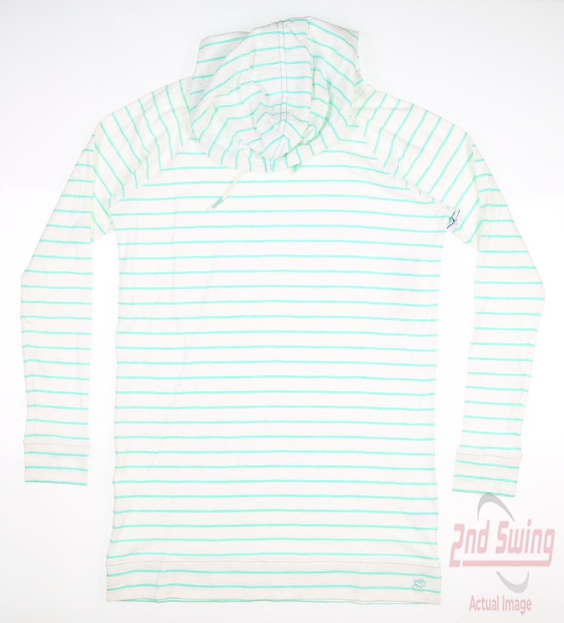 New Womens Southern Tide Golf Sweatshirt X-Small XS Green MSRP $98