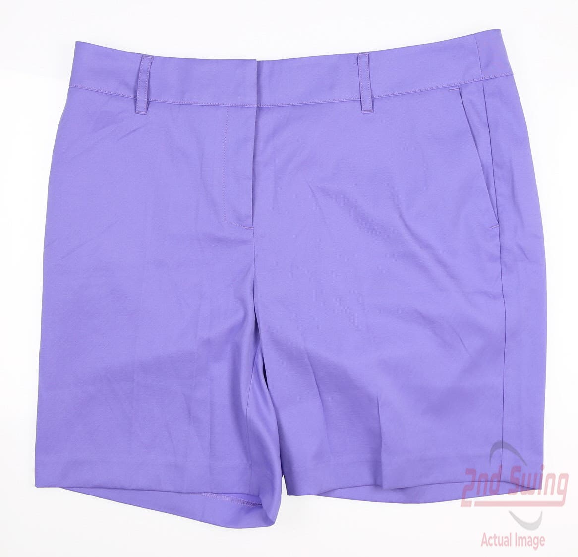 New Womens Cutter & Buck Annika Golf Shorts 12 Purple MSRP $85 LAB07002
