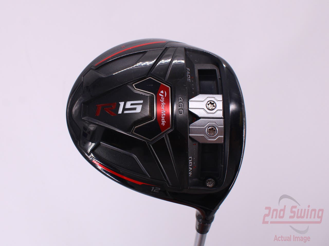 TaylorMade R15 Black Driver 12° Grafalloy ProLaunch Blue 65 Graphite Regular Right Handed 45.0in