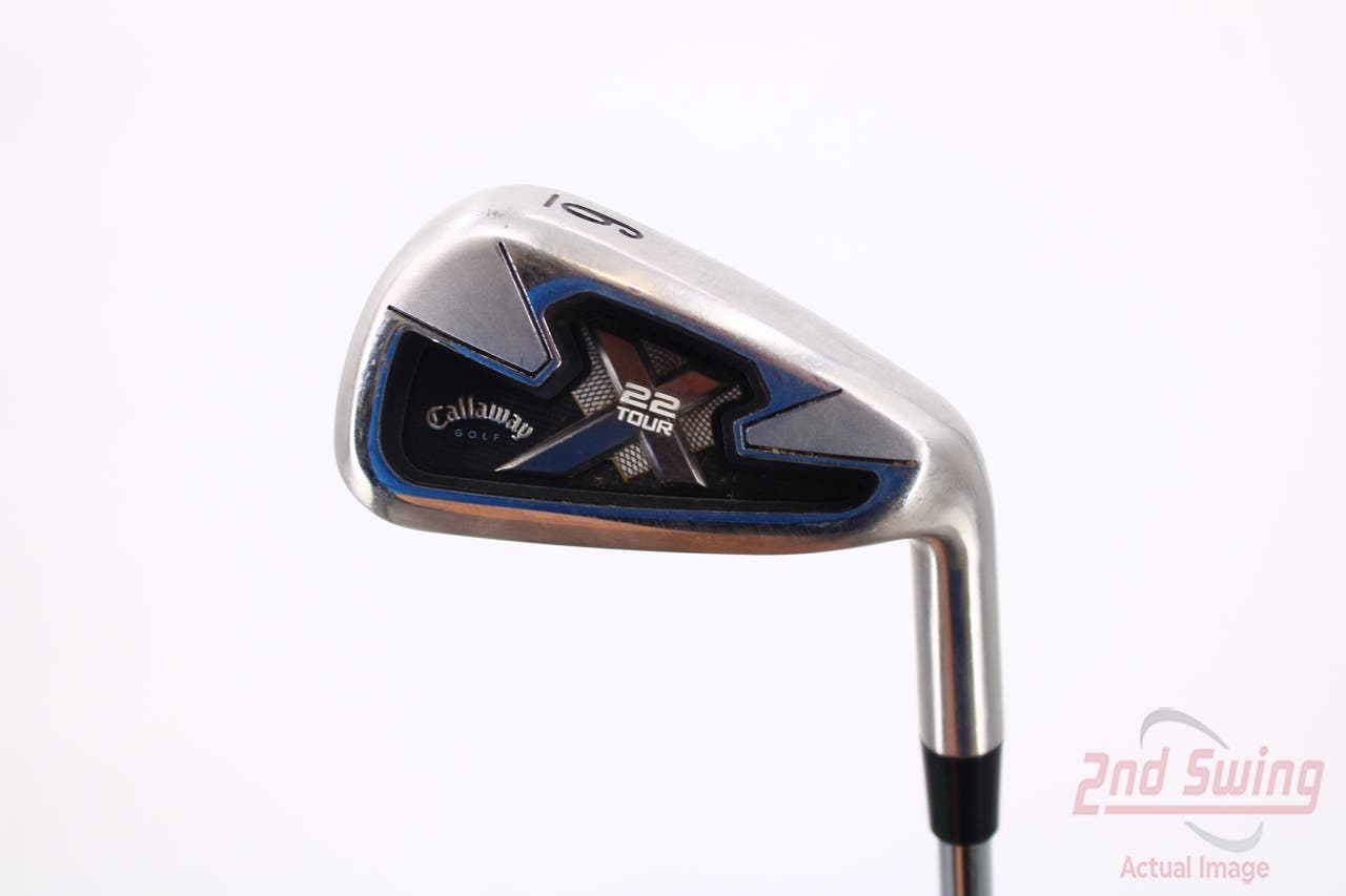 Callaway X-22 Tour Single Iron 6 Iron Project X Rifle 6.0 Steel Stiff Right Handed 36.5in