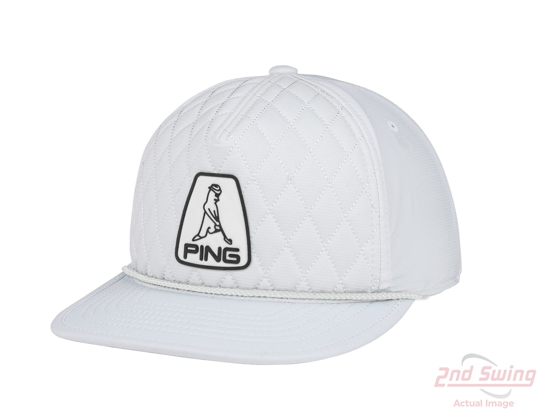 New Ping 2022 Heritage Snapback Hat White 2nd Swing Golf