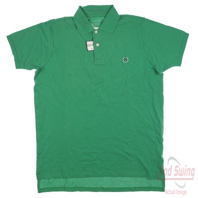 New W/ Logo Mens B. Draddy 2058 Polo Small S Green MSRP $98