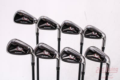 TaylorMade 2009 Burner Iron Set 4-PW AW TM Reax 65 Graphite Regular Right Handed 39.0in