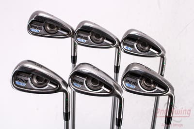 Ping 2016 G Iron Set 7-PW GW SW TFC 59 Accuracy Graphite Ladies Right Handed Green Dot 37.75in