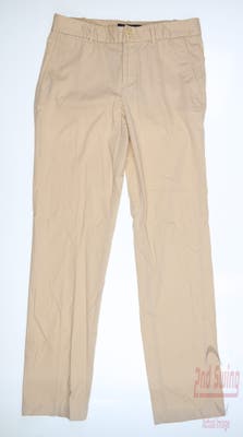 New Womens Ralph Lauren Golf Pants 4 Khaki MSRP $120