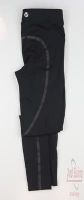 New W/ Logo Womens Level Wear Golf Leggings X-Small XS Black MSRP $90