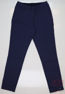 New Womens Peter Millar Pants 0 Navy Blue MSRP $120