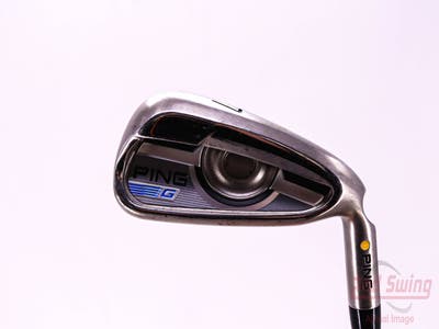 Ping 2016 G Single Iron 7 Iron Aerotech SteelFiber i110cw Graphite Regular Right Handed Yellow Dot 38.0in