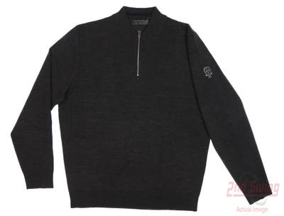 New W/ Logo Mens G-Fore Golf 1/4 Zip Sweater X-Large XL Gray MSRP $255
