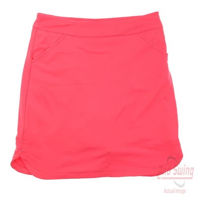 New Womens Peter Millar Golf Skort Large L Pink MSRP $95