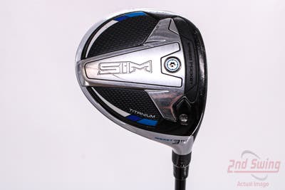 TaylorMade SIM Ti Fairway Wood 3 Wood 3W 14° PX HZRDUS Smoke Red RDX 75 Graphite Stiff Right Handed 43.5in