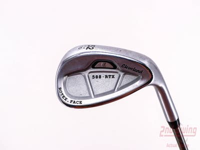 Cleveland 588 RTX CB Satin Chrome Wedge Gap GW 52° 10 Deg Bounce Swing Science 200 Series Graphite Wedge Flex Right Handed 36.5in