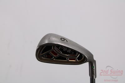 Ping G15 Single Iron 6 Iron Ping TFC 100H Graphite Regular Right Handed Green Dot 37.5in