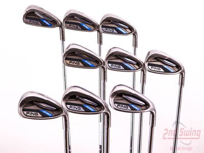 Ping G30 Iron Set 4-PW GW SW Ping CFS Distance Graphite Stiff Right Handed Black Dot 38.25in