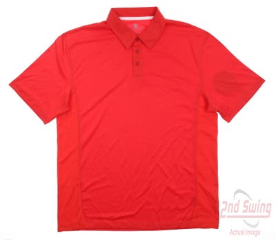 New Mens Level Wear Golf Polo Large L Red MSRP $45