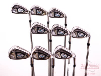 Callaway Rogue X Iron Set 3-PW AW Aerotech SteelFiber i110cw Graphite Stiff Right Handed 38.5in