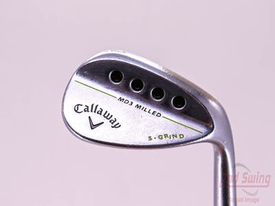 Callaway MD3 Milled Chrome S-Grind Wedge Sand SW 56° 10 Deg Bounce True Temper Dynamic Gold S300 Steel Wedge Flex Right Handed 35.0in