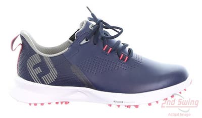 New Womens Golf Shoe Footjoy 2022 Fuel Medium 7 Blue/White MSRP $145 92374