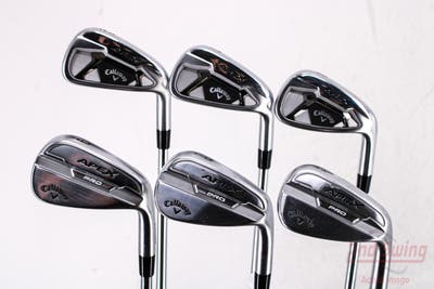 Callaway Apex 21/Apex Pro Combo Iron Set 6-PW GW Dynamic Gold Tour Issue X100 Steel X-Stiff Right Handed 38.0in