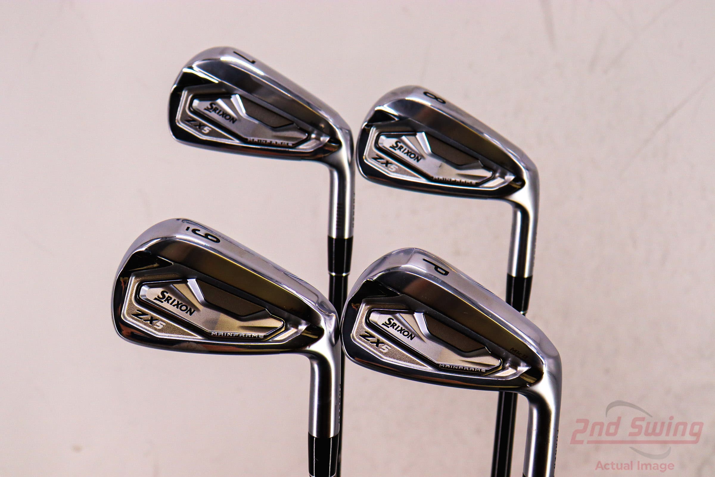 Srixon ZX5 MK II Iron Set 7-PW Mitsubishi MMT 105 Graphite Stiff Right Handed 37.5in