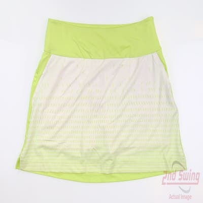 New Womens Adidas Golf Skort Small S Pulse Lime Green MSRP $75