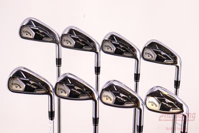 Callaway Apex 19 Iron Set 3-PW FST KBS Tour-V 90 Steel Stiff Right Handed 38.25in