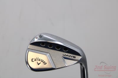 Callaway Jaws Full Toe Raw Face Chrome Wedge Lob LW 58° 10 Deg Bounce Dynamic Gold Spinner TI Steel Wedge Flex Right Handed 34.75in