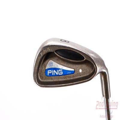 Ping G2 Single Iron 8 Iron Stock Steel Shaft Steel Stiff Right Handed White Dot 36.5in