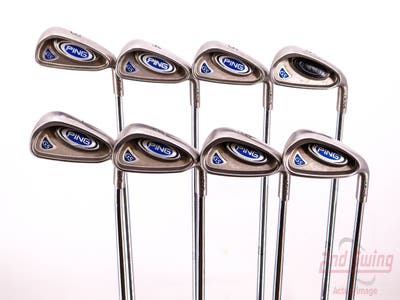 Ping G5 Iron Set 3-PW Stock Steel Shaft Steel Regular Right Handed Green Dot 38.5in