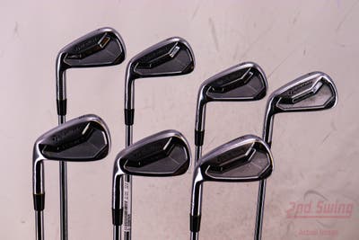 TaylorMade P750 Tour Proto Iron Set 4-PW Stock Steel Shaft Steel Stiff Left Handed 38.5in