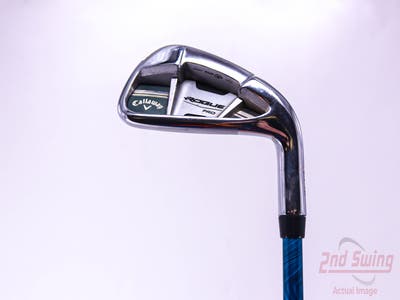 Callaway Rogue Pro Single Iron 6 Iron Handcrafted Even Flow Blue 85 Graphite Stiff Right Handed 38.25in