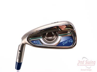 Ping G LE Single Iron 6 Iron ULT 230 Graphite Ladies Left Handed Black Dot 37.5in