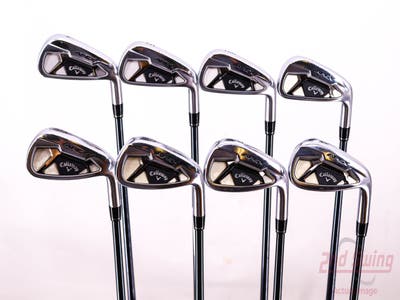 Callaway Apex 21 Iron Set 4-PW AW UST Mamiya Recoil 75 Dart Graphite Regular Right Handed 37.75in