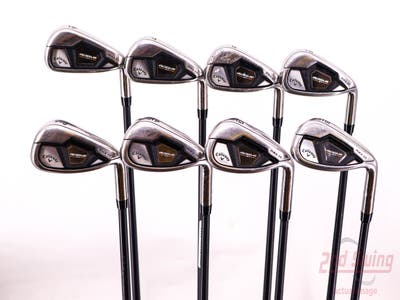 Callaway Rogue ST Max OS Lite Iron Set 6-PW AW GW SW Project X Cypher 50 Graphite Senior Right Handed 37.5in