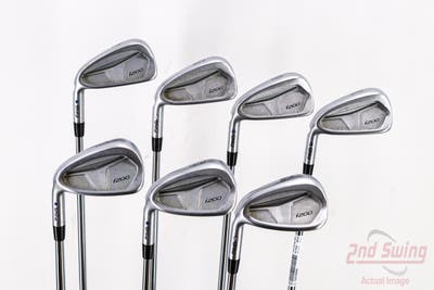Ping i200 Iron Set 4-PW True Temper Dynamic Gold S300 Steel Stiff Left Handed Blue Dot 38.75in