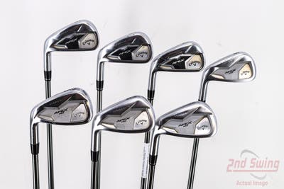 Callaway Apex Pro 19 Iron Set 5-PW AW Project X Catalyst 50 Graphite Senior Left Handed 38.0in