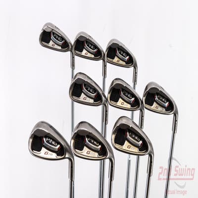 Ping G20 Iron Set 5-PW AW SW LW Ping CFS Steel Stiff Right Handed Black Dot 37.75in