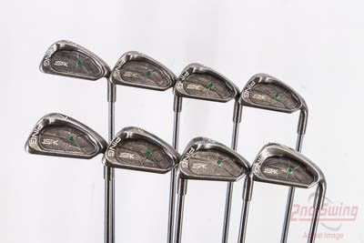 Ping ISI K Iron Set 3-PW Ping JZ Steel Stiff Right Handed Green Dot 38.0in