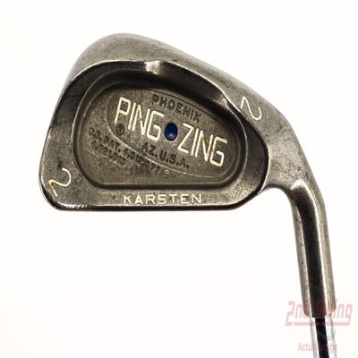 Ping Zing Single Iron 2 Iron Ping JZ Steel Stiff Right Handed Blue Dot 39.5in