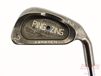 Ping Zing Single Iron 2 Iron Ping JZ Steel Stiff Right Handed Blue Dot 39.5in