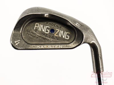 Ping Zing Single Iron 4 Iron Ping JZ Steel Stiff Right Handed Blue Dot 38.75in