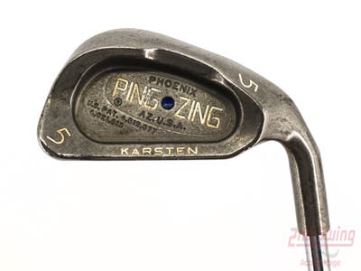 Ping Zing Single Iron 5 Iron Ping JZ Steel Stiff Right Handed Blue Dot 38.25in