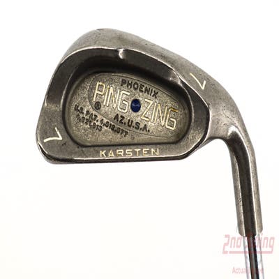 Ping Zing Single Iron 7 Iron Ping JZ Steel Stiff Right Handed Blue Dot 37.25in